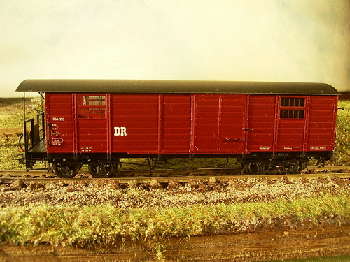 KD4 Holz, vierachsiger Gepckwagen